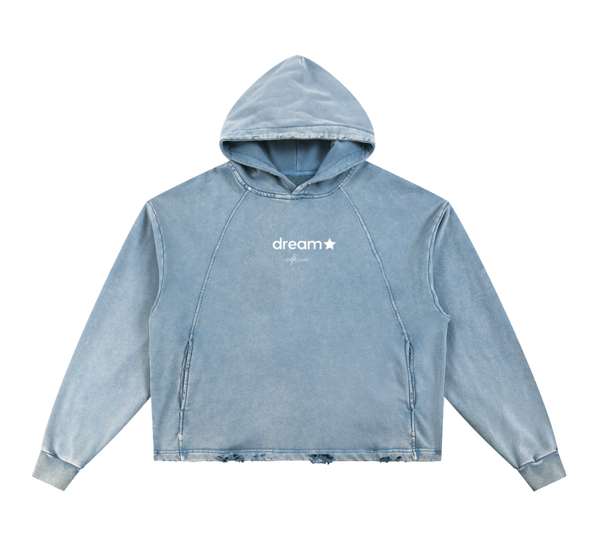 vintage wash hoodie